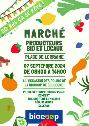 Marché de producteurs bio et locaux