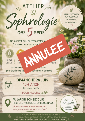 Sophrologie des 5 Sens - ANNULEE