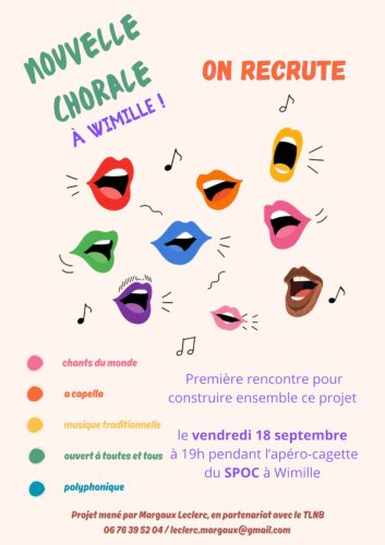 Une nouvelle chorale à Wimille