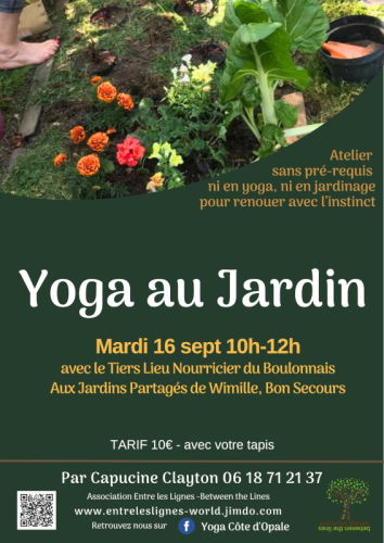 Yoga au jardin