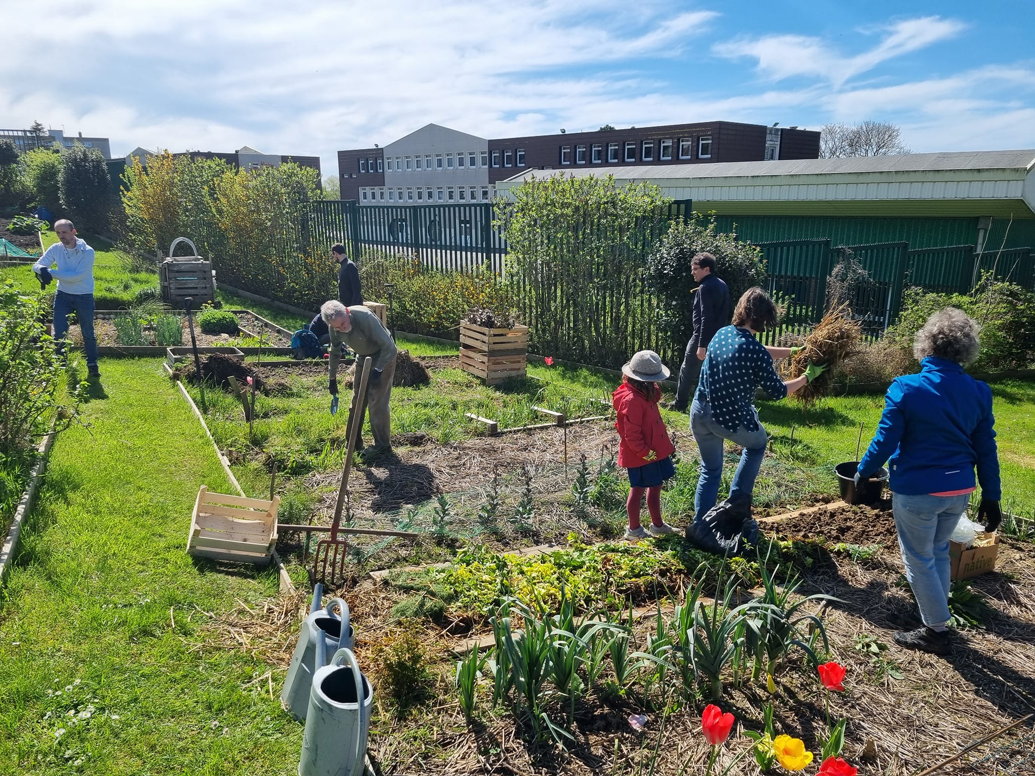 Chantier participatif &agrave; la ferme Beaurepaire
Lien vers: JardinPartageDeLaFermeBeaurepaire